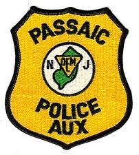 PASSAIC, NEW JERSEY POLICE AUXILIARY PATCH picture