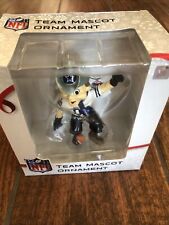 DALLAS COWBOYS  MASCOT ORNAMENT SILVER BLUE NEW NFL Forever Collectibles picture