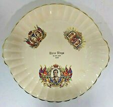 SOVEREIGN POTTERS CANADA CORONATION COMMEMORATIVE PLATE THREE KINGS 1936 picture