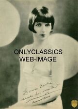 LOUISE BROOKS LULU PARAMOUNT PICTURES SIGNATURE 5x7 PHOTO DELTA PEARLS FLAPPER picture
