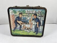 Vintage 1970s Adam 12 Metal Lunchbox No Thermos Or Handle Aladdin 1972 picture
