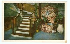 NEW ORLEANS,LOUISIANA-STAIRWAY-ABSINTHE HOUSE-#53-LINEN-(LA-N#3) picture