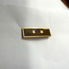 VTG Good Conduct Medal 2 Gold Star Army Military Bar Gold Stars Pin V.H.B.  1.5
