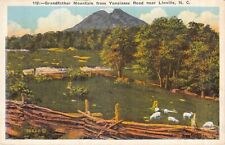 Postcard NC: Grandfather Mountain, Yonalasee Road, Linville, North Carolina, WB picture
