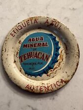 Vintage Agua Mineral Tehuacan Puebla Mini Metal Tray Mexico picture