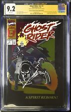 Ghost Rider #1 Foil Mexican MegaCon CGC SS 9.2 Signed SKETCHED Mark Texeira picture