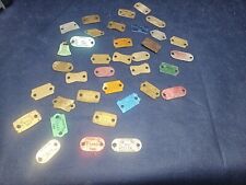 Vintage 1940's-1990's Metal Dog Tags, Fayette County, PA Lot Of 34, Multicolored picture