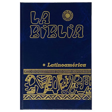 La Biblia Latinoamericana  Azul Marino 6 Inch Spanish Smooth Hardcover Con Indic picture