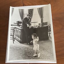 1962 Historical Photo John Kennedy Jr. 18 month old in WHITE HOUSE OVAL OFFICE  picture