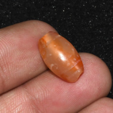Genuine Near Eastern Etched Carnelian Bead over 2500 Years Old from Central Asia picture