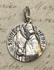 St Henry Medal - Sterling Silver Antique Replica picture