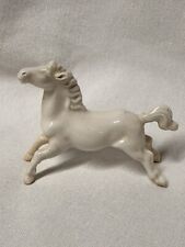 Vintage White Porcelain Miniature Horse  Decor Figurine Stallion picture