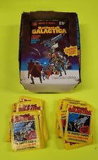 1978 BATTLESTAR GALACTICA Wax Card Pack Empty Box + 21 Wrappers Topps CYLON picture