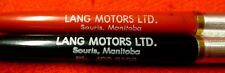 Lang Motors Advertising Pens Defunct Souris Manitoba GM Dealer icszc7 picture