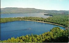 Postcard Aerial Birdseye View Newfound Lake New Hampshire picture