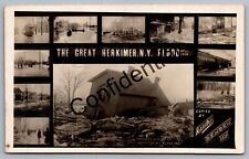 Real Photo The Great Herkimer NY Flood Of 1910 New York NY Beach RP RPPC I322 picture