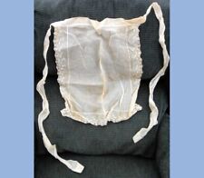vintage SEXY FRENCH MAID APRON w EYELET TRIM cooking COSTUME fabric almost sheer picture