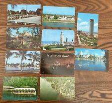 Vintage Lot of 10 Florida Color Postcards 1950's to 1970's picture