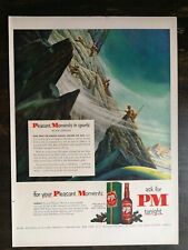 Vintage 1951 PM Blended Whiskey Full Page Original Ad 721 picture