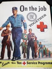 Vintage American Red Cross Poster - John Gould vintage 1956 - NOS picture