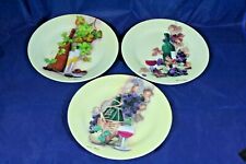 Set of 3 Decorative Plates by Royal Norfolk Dishwasher and Microwave Safe 7.5
