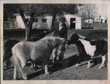 1959 Press Photo Walt Alston and his ponies picture
