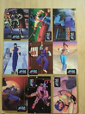 Street Fighter EX Plus Character card sheet Vintage picture