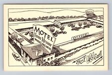 Wheeling WV-West Virginia, Motel Fort Henry, Advertising, Vintage Postcard picture