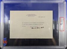ALEXANDER GRAHAM BELL Signed Autographed Typed Letter & Envelope PSA/DNA Encased picture