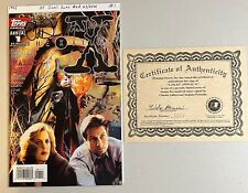 The X-Files Annual #1 Mulder Scully DF Dual Signed Edition w/COA Topps 1995 picture