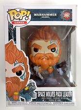 Funko Pop #502 Warhammer 40,000 Space Wolves Pack Leader New w/Pop Protector picture