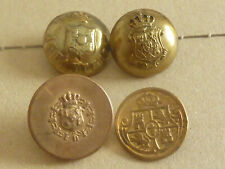 SPAIN LOT OF 4 BEAUTIFUL BUTTONS 19th century S. Spanish button carlista shako button picture