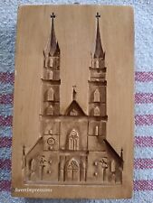 Basel Cathedral Springerle Cookie Mold Stamp Press Switzerland RARE Resin picture