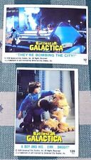 (2) 1978 Topps BATTLESTAR GALACTICA Trading Cards #12 & #129 picture