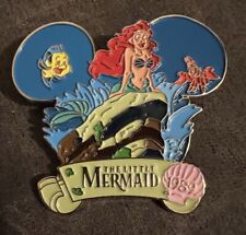 Disney Pin Little Mermaid Ariel Sebastian Bradford Exchange Magical Moments 1989 picture