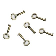 6pcs Retro Mini Lock Replacement Key, Suitable for Universal Keys Such As Min... picture