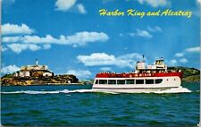 Harbor King Alcatraz MS Harbor King Sightseeing Boat Fishermans Wharf Postcard picture