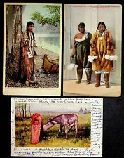 Siberian Women Alaska Yukon Exposition & Indian Postcards 1900's Minnehaha picture
