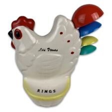 Vintage 1950s Chicken Hen Measuring Spoon Ring Holder Las Vegas picture
