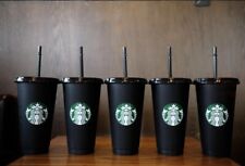 5 starbucks reusable cups Matte Black Tumbler picture