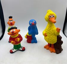 Vintage Ceramic Sesame Street Figures BIG BIRD/BERT & ERNIE/GROVER Hand Painted picture