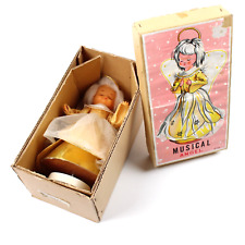 Vintage Musical Christmas Angel Japan Figures Rotating 1967 With Original Box picture