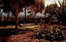 Brigham Young's Grave~Salt Lake City Utah UT~canna flowers~1960s picture