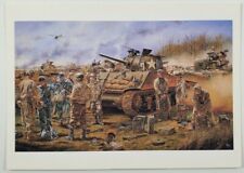 Rick Reeves WWII 7th Army 12th Armored Div, Spearhead to the Rhine Postcard P20 picture
