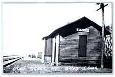 c1960's CGW Depot BoyD Iowa IA Railroad Train Depot Station RPPC Photo Postcard picture
