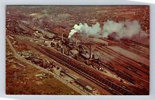 Youngstown OH- Ohio, Aerial Industrial Ohio Turnpike, Antique, Vintage Postcard picture