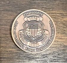 Adjutant General Corps Regimental Association Teddy Roosevelt Challenge Coin picture