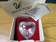 Swarovski Crystal Heart Clear 1996 Renewal SCS Club Brand New With Box  picture