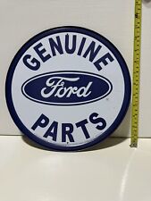 Genuine Ford Parts Metal Sign Man Cave Shop Garage Decor 11-3/4
