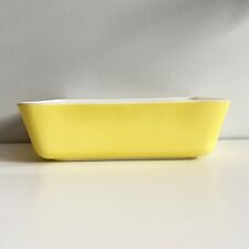 Vintage Pyrex Yellow #0503 B-25 Refrigerator Casserole Dish 1.5 Quart - No Lid picture